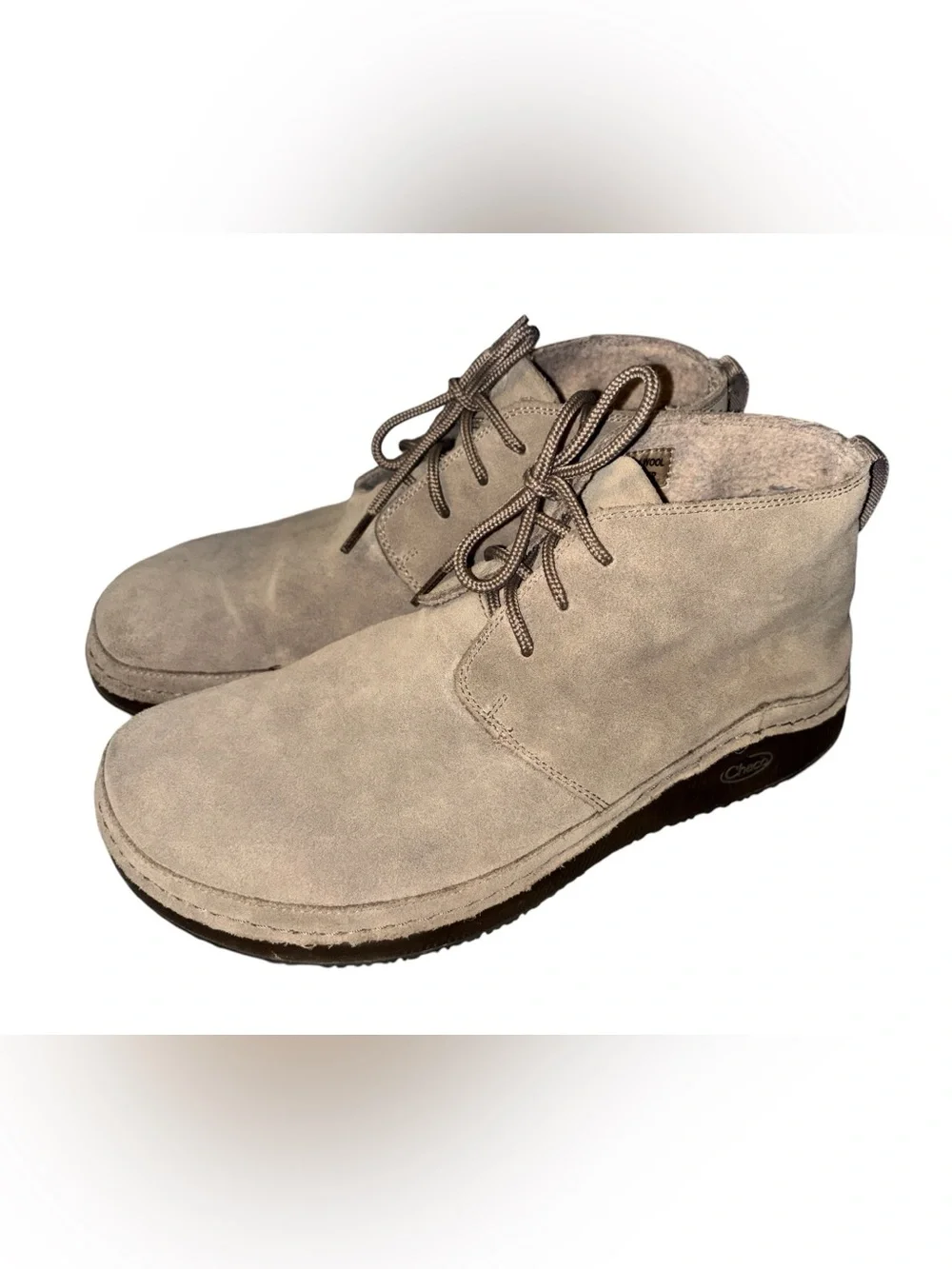 Chaco Men’s Paonia Desert Boots tan suede Size 10